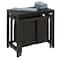 Honey Can Do Black Double Sorter Folding Table